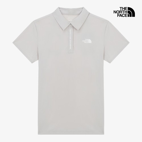 노스페이스 여성 아이스그린 반팔 폴로 아이스그레이 NT7PR32C