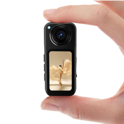 アクションカメラ 180度水平回転可能 2.7K vlog 動画撮影用 1.4インチディスプレイ ウェアラブルカメラ スマホに転送できる ボディカメラ 長時間録画 ポータブルビデオレコーダー 小型 デ 9,188円