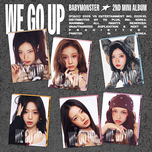 【セット/アルバム6種】 BABYMONSTER - WE GO UP (PATTERN Ver.)