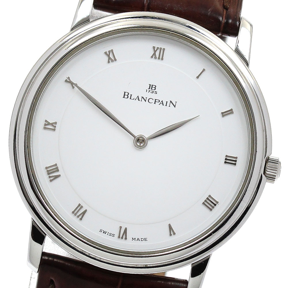 ブランパン Blancpain B0021 1127 55 ヴィルレ ウルトラスリム 手巻き メンズ 保証書付き_900567【中古】