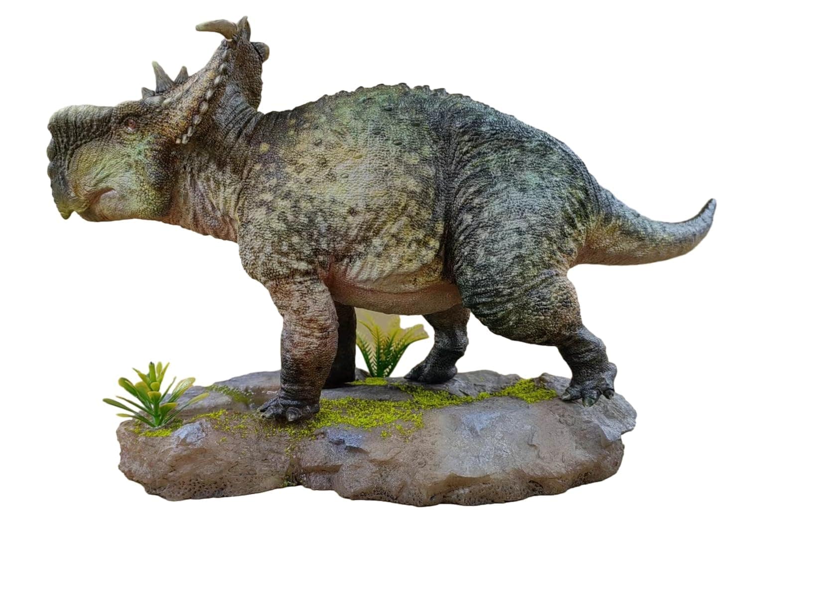 HAOLONGGOOD 1/20 サイズ パキリノサウルス 31cm級 樹脂 塗装済 角竜 草食系 恐竜 フィギュア リアル プラモデル おもちゃ 模型 玩具