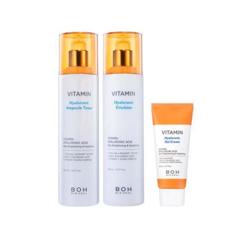 ビタミンヒアルロニックアンプルトナー150mL & エマルジョン150mL 企画（クリーム30mL贈呈）