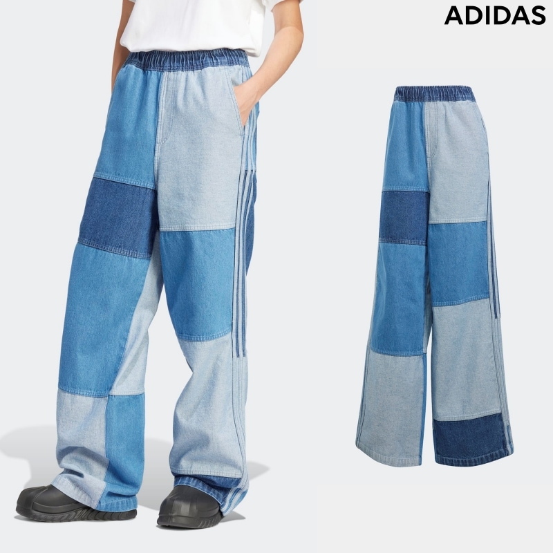 [ADIDAS] アディダス デニムパンツ パッチワークジーンズ / KSENIASCHNAIDER DENIM PANTS