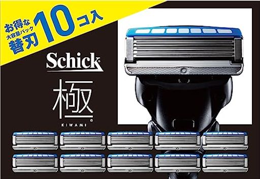 SCHICK(シック) 極 KIWAMI 替刃(10コ入)髭剃り カミソリ