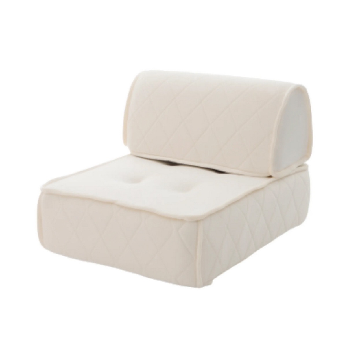 【I】 セルタン マルチクッションソファセット ダイヤモンドキルト ホワイト 座面&背もたれ ソファ 新生活 一人暮らし【受注生産品】