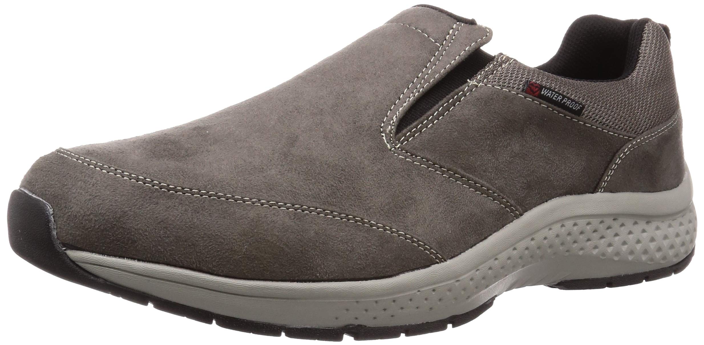 [ムーンスター] スニーカー 晴雨兼用 ウォーキングシューズ 防水 4E 幅広 スリッポン 24.5~30cm SPLT M197 メンズ チャコール 26.5 cm