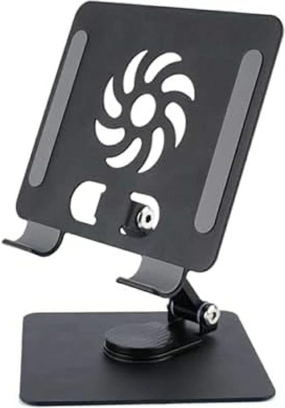 ノートパソコンスタンド モニタースタンドコンピューターライザー 折りたたみ式コンピュータスタンド 360回転ベース付き デスク用角度調整可能 ノートパソコン対応 共同作業