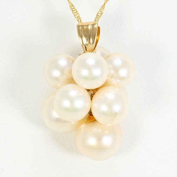 K18 18金 YG イエローゴールド ネックレス パール(真珠) 約41cm ジュエリー 中古 27,515円