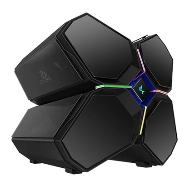 QUADSTELLAR INFINITY 星形デザイン フルタワー型 PCケース R-QUADSTELLAR-G-1