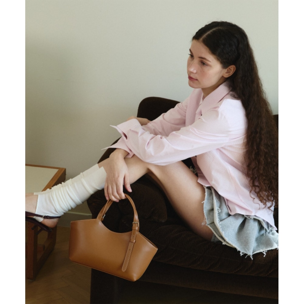 OVHEE ヴェールトートバッグ_キャメル