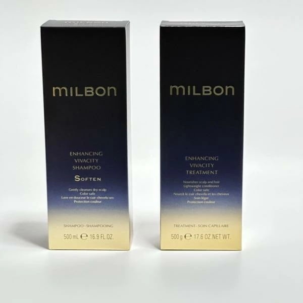 【セット品】ミルボン エンハンシング ビバシティ シャンプー ソフン & トリートメント 500ml グローバル ミルボン プレミアムポジション LSC