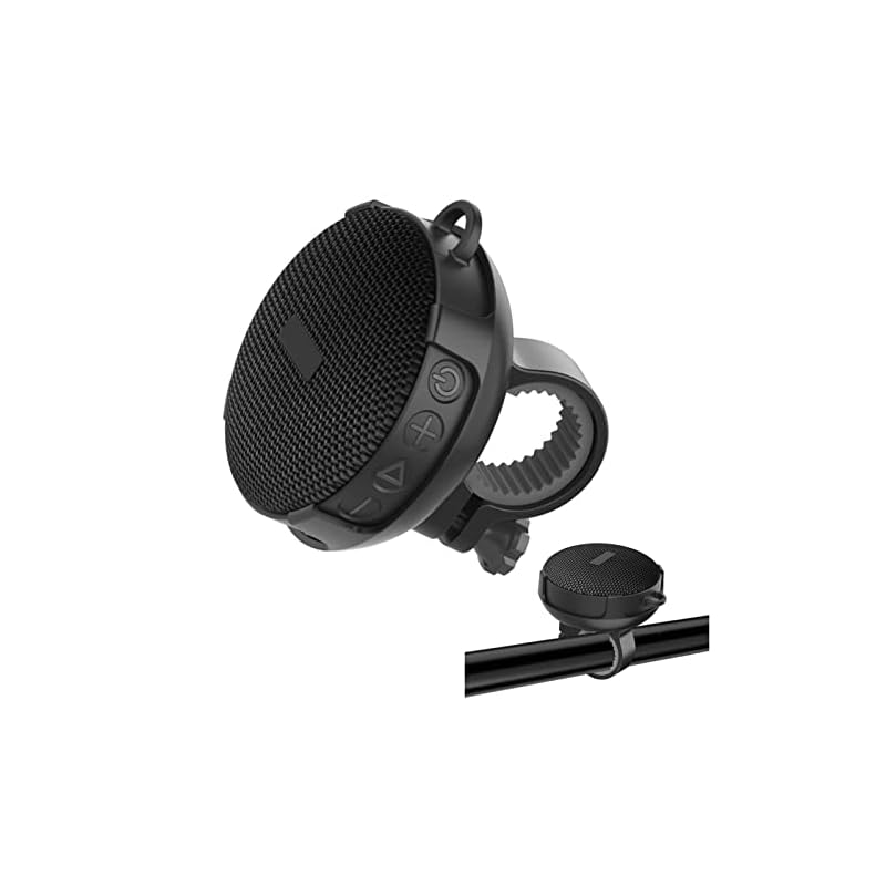 ELEOPTION スピーカー Bluetoothスピーカー ポータブル 自転車用 IP65防水 USB充電 ワイヤレス スピーカー 屋外 Bluetooth 5.0 10時間再生時間 ハイキング キ