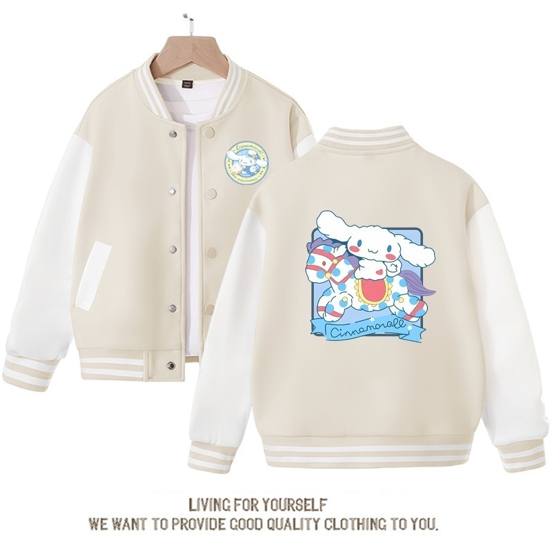 【SNS話題沸騰】女児コート春秋2025新作韓国版子供用ゆったりしたスポーツウェア外には西洋野球服が流行しています