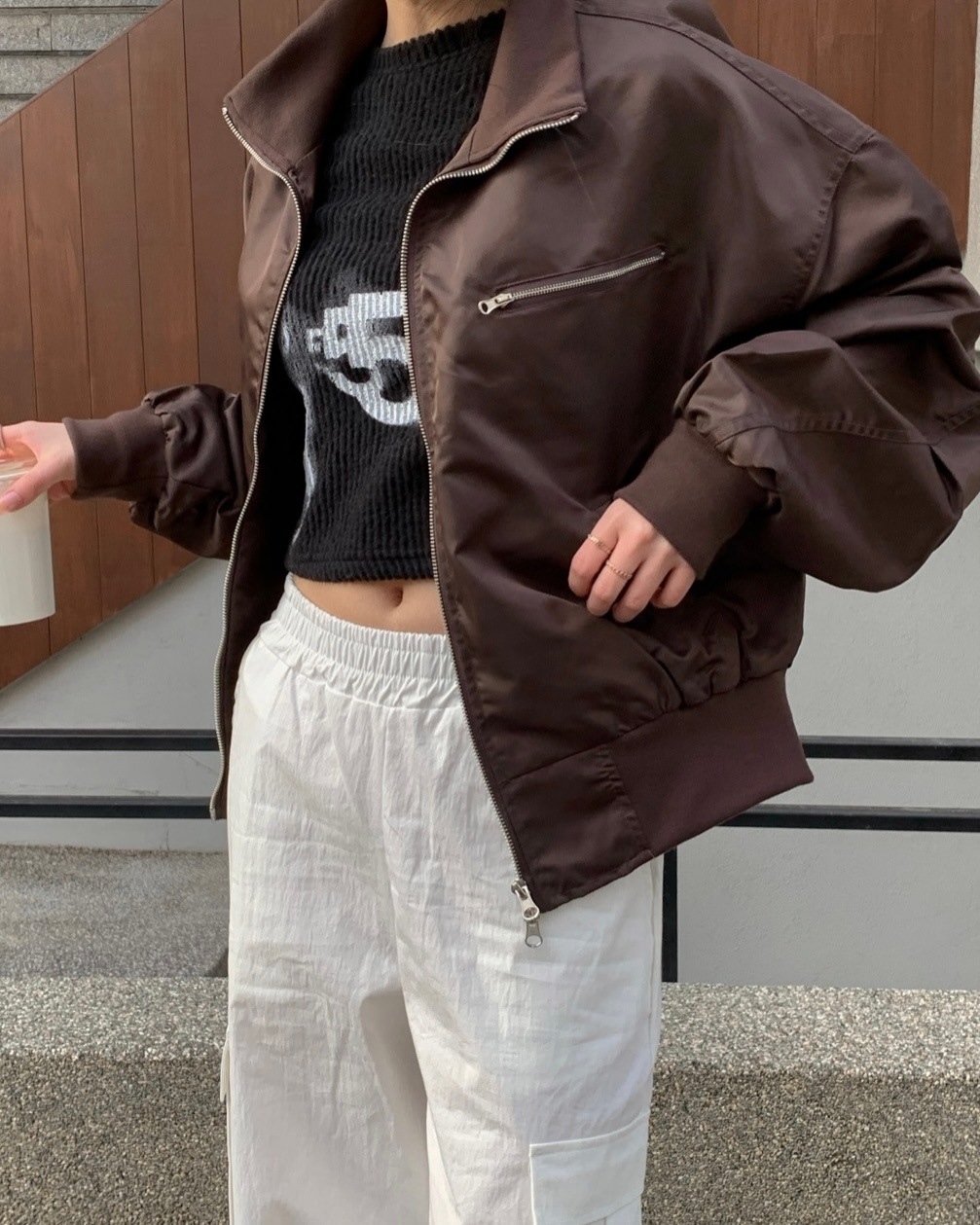 (Unisex) Ma-1 high jumper