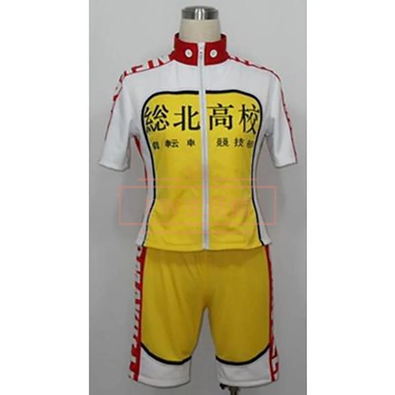 弱虫ペダル 総北高校自転車競技部 サイクルジャージ コスチューム パーティー イベント コスプレ衣装