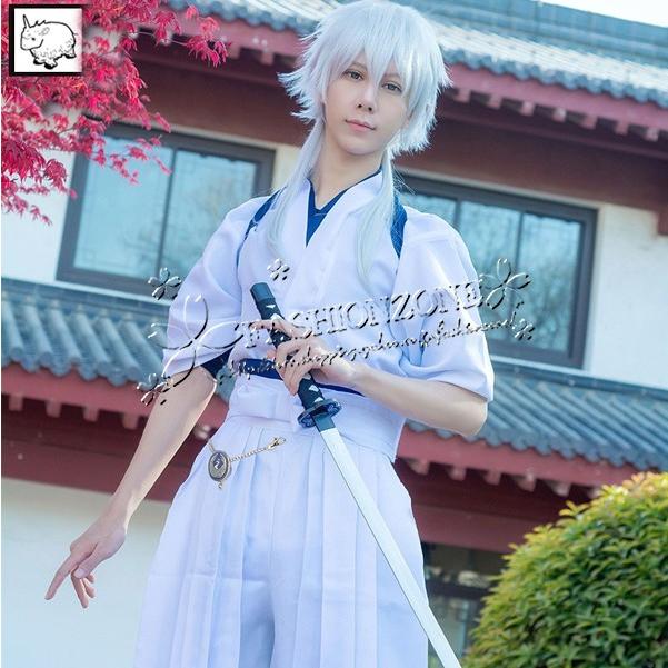 刀剣乱舞 風 とうけんらんぶ 鶴丸国永 コスプレ衣装 ウィッグ 靴 刀 道具 cosplay アニメ ゲーム コスチューム パーティー ハロウィン仮装
