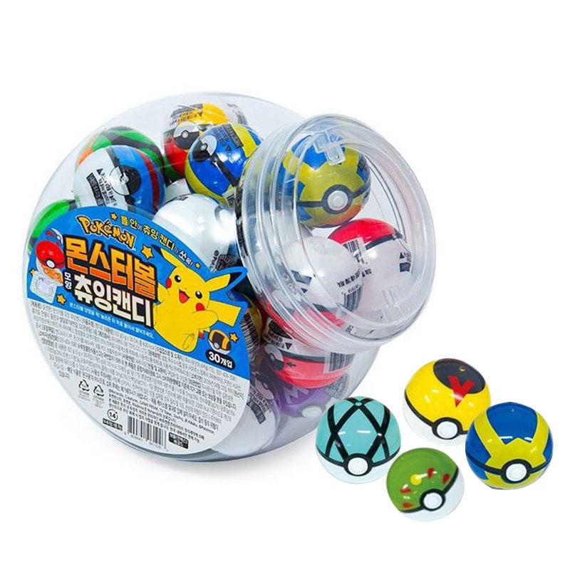 [業者向け] ポケモン モンスターボール チューイングキャンディー 5g (30 x 16) / 1BOX