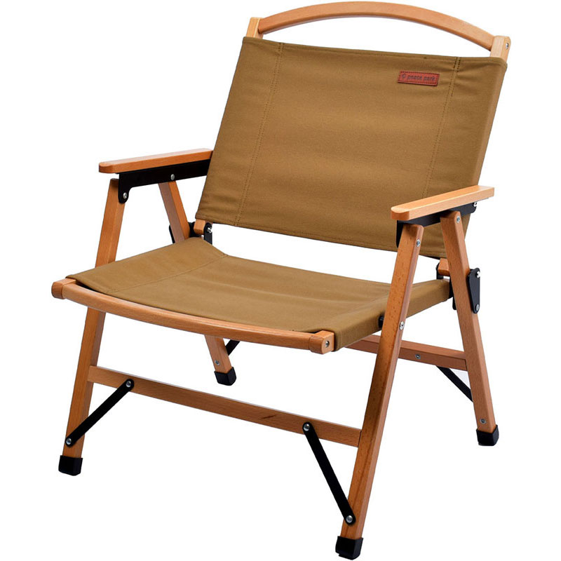 【ロット販売：入り数4】 peace park(ピースパーク) LOW WOOD CHAIR アウトドア イス (pp0443tp)