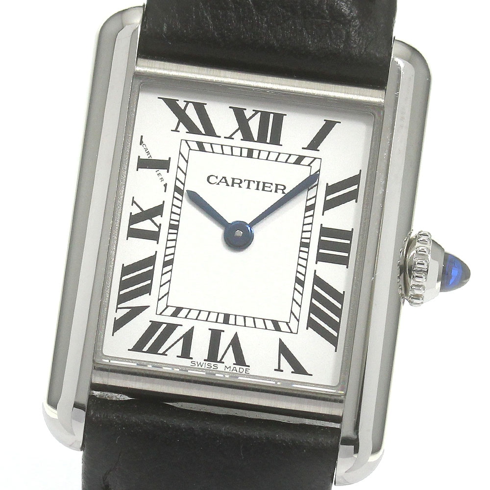 カルティエ CARTIER WSTA0042 タンクマスト SM クォーツ レディース 箱・保証書付き_847546【中古】