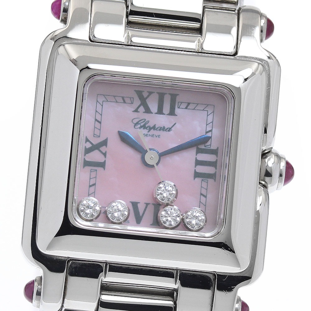 ショパール Chopard 27/8893-42 ハッピースポーツ 5Pダイヤ クォーツ レディース _941888【中古】