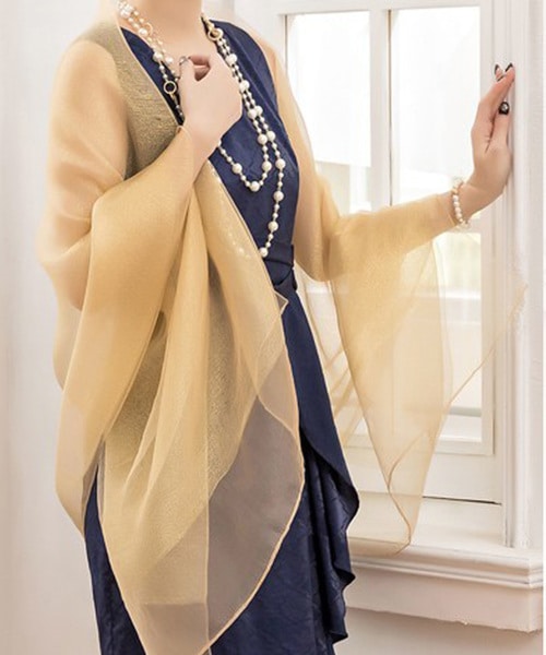 [最安値挑戦]ストール パーティーシフォンストール レディース