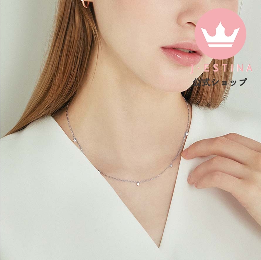 ストーン チェーン ネックレス 結婚式 卒業式 謝恩会 入学式 韓国ドラマ 韓国ファッション レディース アクセサリー おしゃれ お揃い 誕生日 プレゼント 彼女