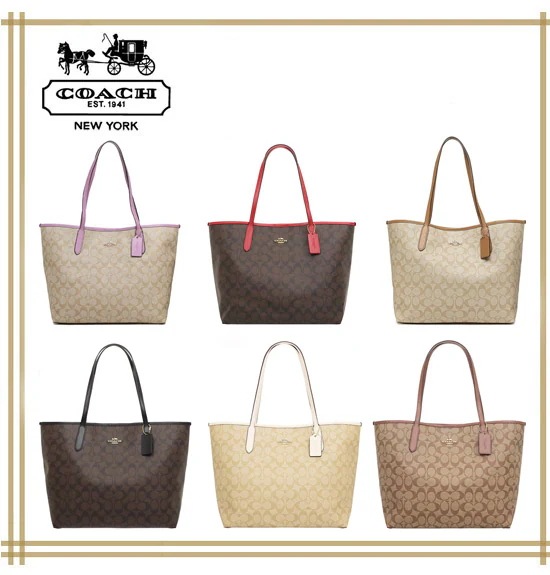 CITY TOTE IN SIGNATURE CANVAS 5696
