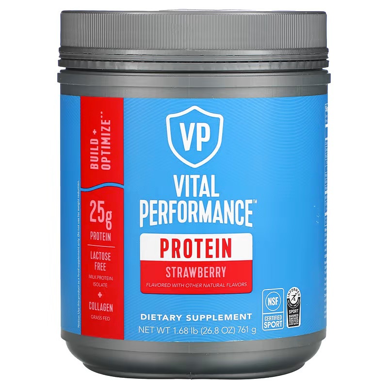 Vital Proteins　バイタルパフォーマンスプロテインストロベリー761g（1.68ポンド）