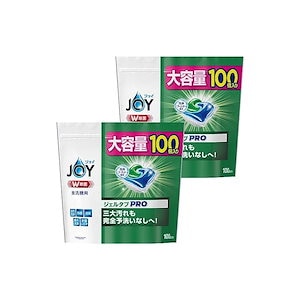 [ケース販売] [大容量] ジョイ ジェルタブ PRO W除菌 食洗機用洗剤 100個×2袋