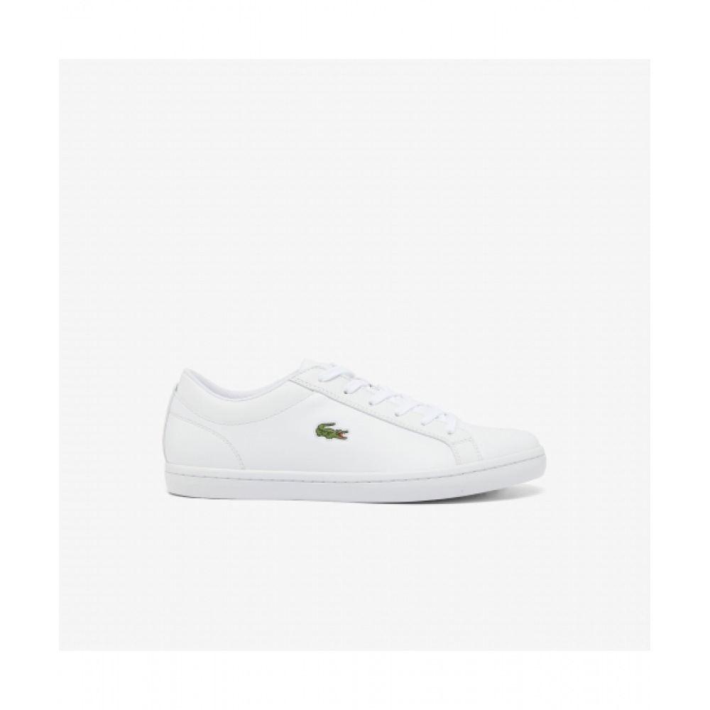 LACOSTE メンズ ストレートセット レザー スニーカー [ホワイト]