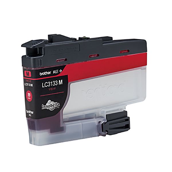 （まとめ）ブラザー インクカートリッジ マゼンタ大容量 LC3133M 1個 (×2セット)