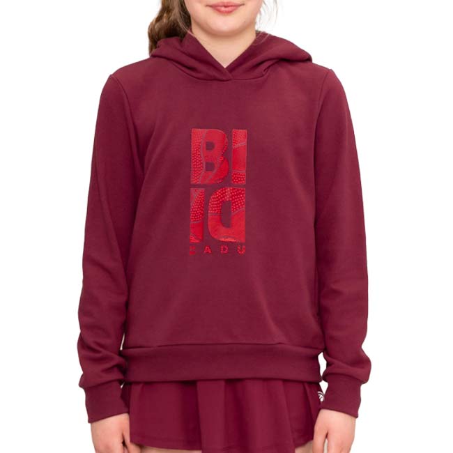 BIDI BADU(ビディバドゥ) 2023 FA ジュニア(ガールズ) PROTECTED LEAFS チル フーディ フード付きスウェット G1270007-BO テニス