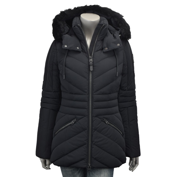 MACKAGE マッカ―ジュ NADIA-SH/ファー付き ダウンジャケット/NADIA-SH BLACK