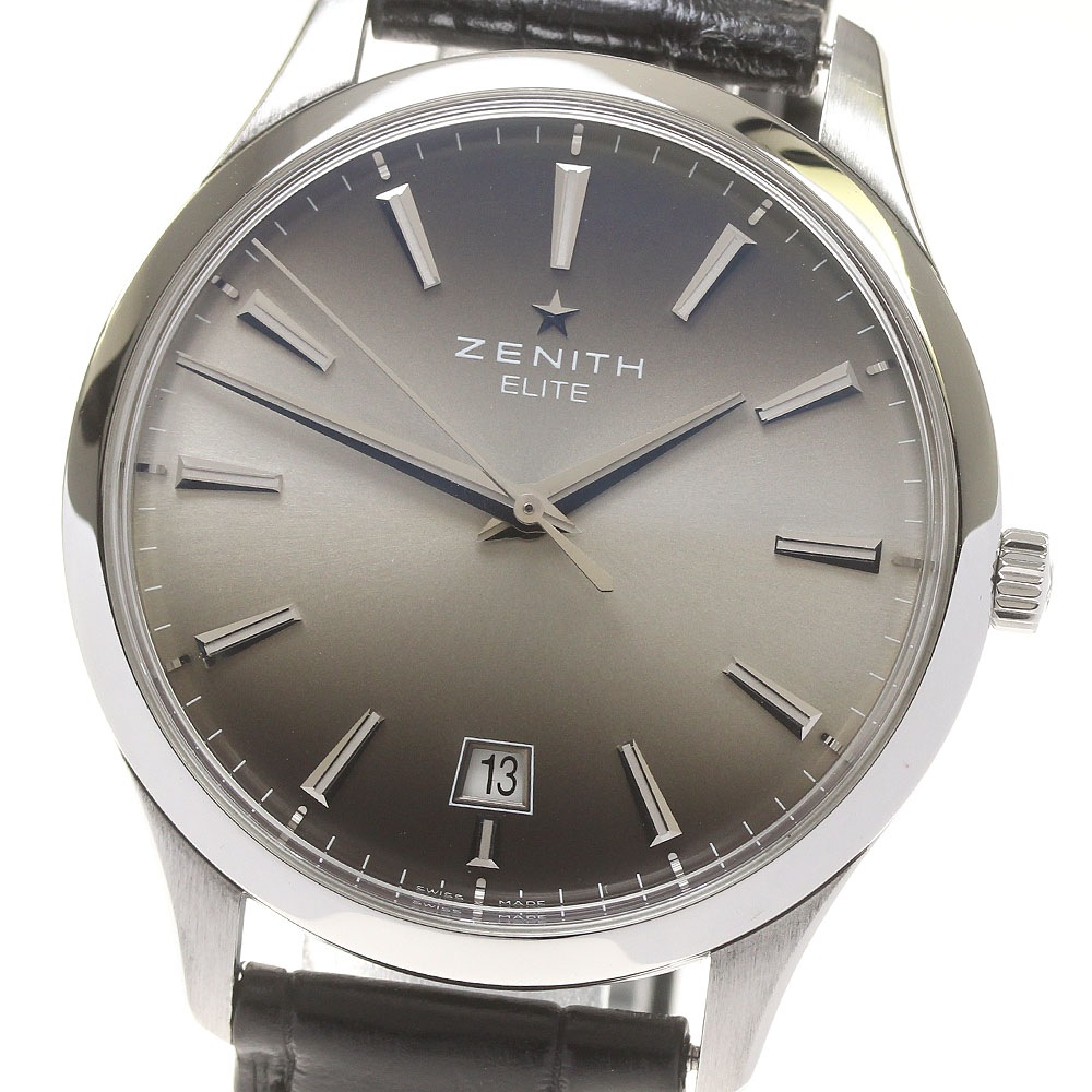 訳あり ゼニス ZENITH 03.2020.670 キャプテン エリート デイト 自動巻き メンズ _826739【中古】