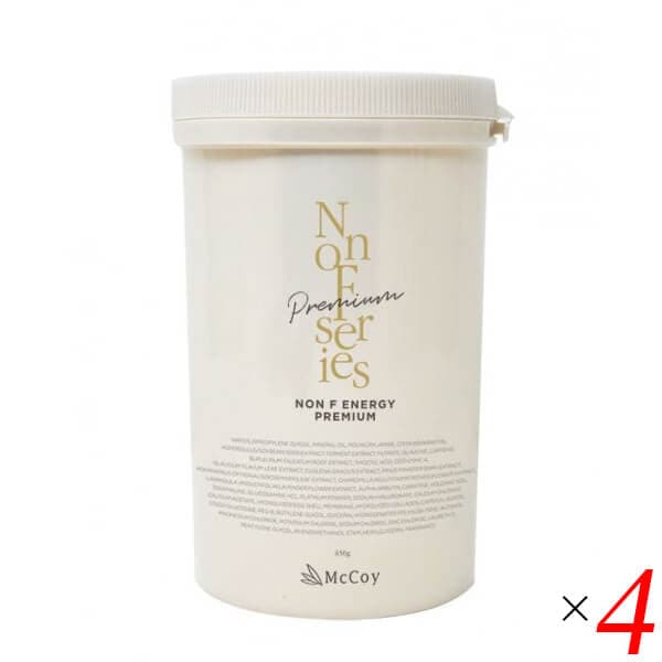 ノンF エナジープレミアム 650g 4個セット McCoy