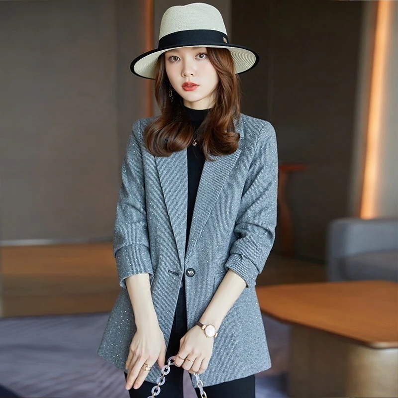 スーツセットアップTシャツ単品アウター$$スーツセットアップ　レディース韓国ファッション入学式卒業式