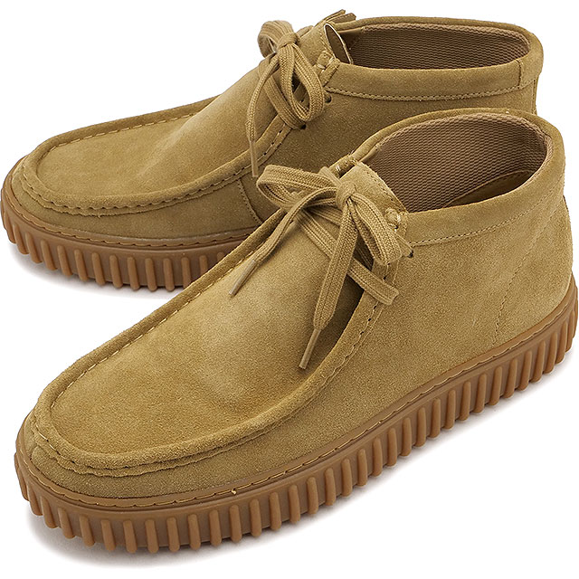 メンズ スニーカー トーヒルハイ [26173663] Torhill Hi 靴 モカシン 厚底ソール DarkSand-Suede