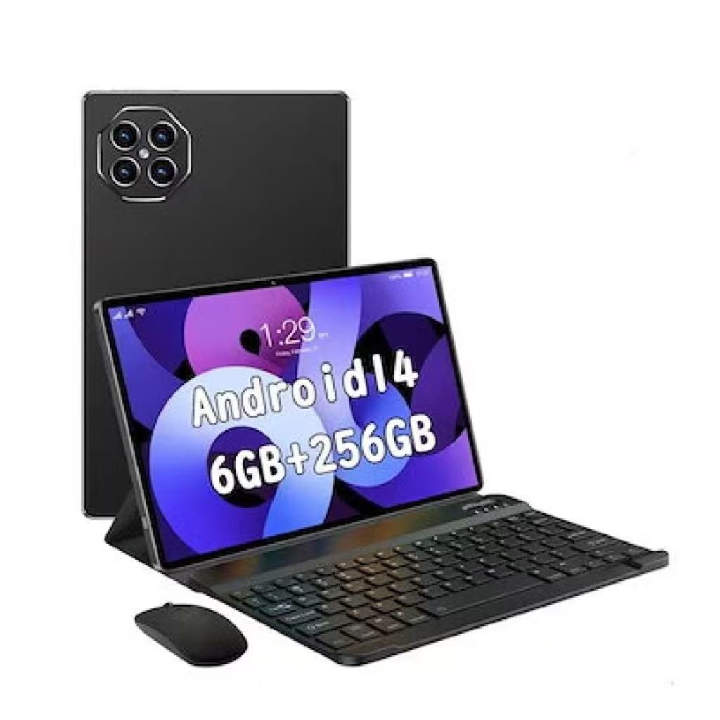 タブレットPC 本体 Android14 10.1インチ Wi-Fiモデル 6GB+128GB SIM対応 WIFI 大画面 ゲーム タブレット 軽量 おすすめ 在宅勤務 ネット授業