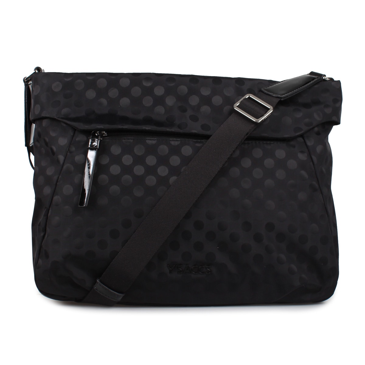 ショルダーバッグ バッグ レディース ポルカドット 口折れ 撥水 母の日