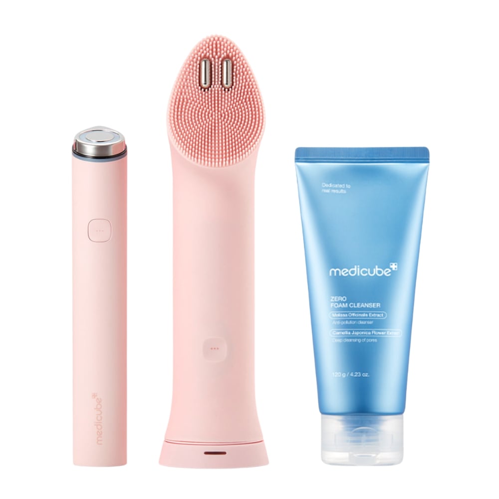 AGE-R ブースタープロミニ（プラス） 振動リフトクレンザーヘッド／美顔器 Qoo10] メディキューブ 【公式正品】 AGE-R ブースタープロ