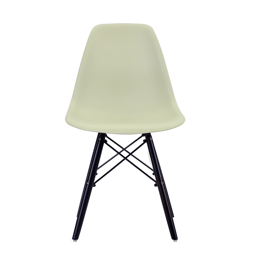 【国内へ発送&送·料·無·料】1737【4脚セット】【ライトグリーン座面＆ダークブラウン脚】イームズチェア リプロダクト ダイニングチェア ダイニングチェアー イームズチェア DSW eames イー