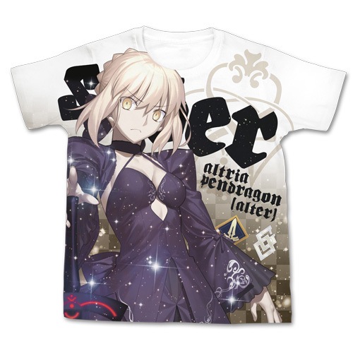 Fate/Grand Order アルトリア・ペンドラゴン(オルタ) フルグラフィックTシャツ M 【 カットソー トップス Fate/stay night 服 FGO 】