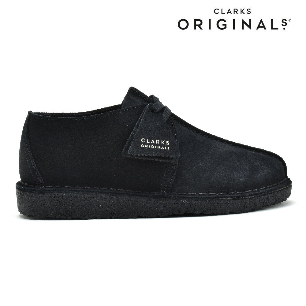 クラークス デザートトレック メンズ ブーツ スエード シューズ ブラック 黒 DESERT TREK DARK【送料無料】[clarks-26155486]