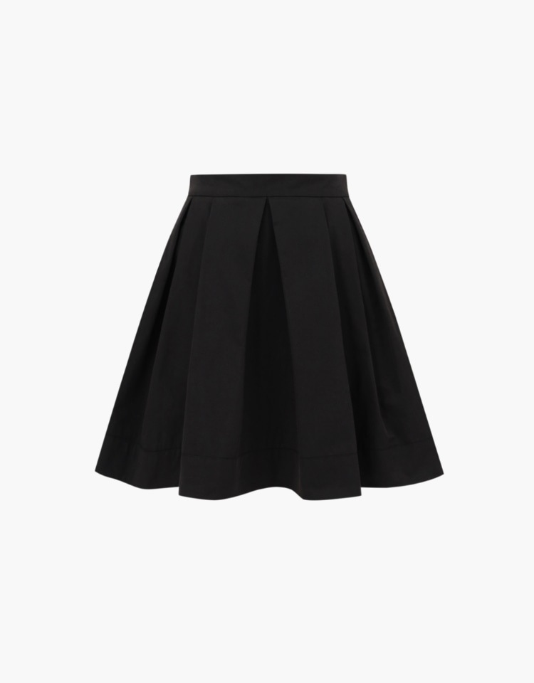 【DEPOUND】 FLARE MINI SKIRT : BLACK