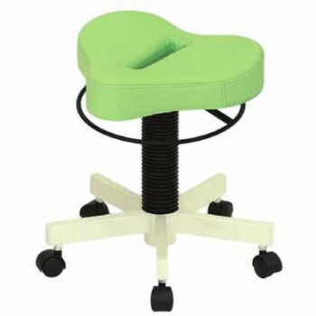 高田ベッド製作所 プロスツール（キャスター付き） ライムグリーン TB-904-01