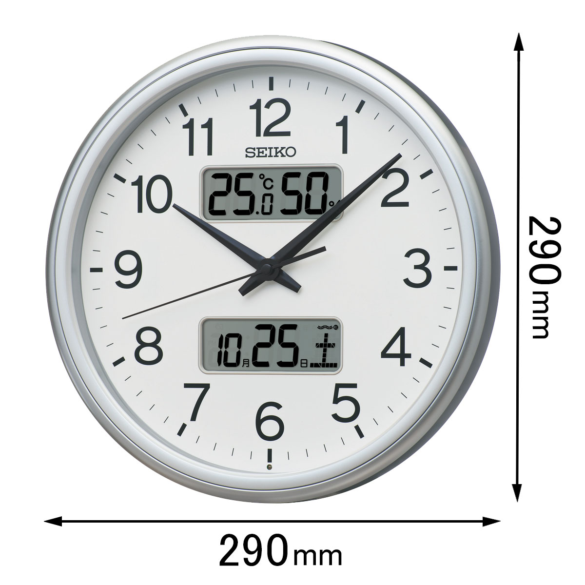 セイコー 電波掛け時計 SEIKO 電波クロック KX-275-S