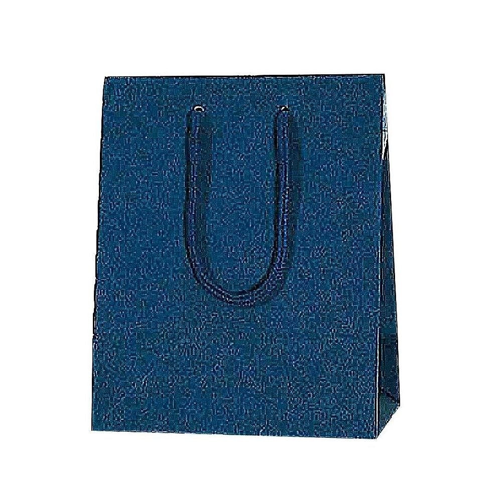 （まとめ買い）ヘイコー 紙袋 手提げ袋 カラーチャームバッグ 20-12 20x12x25cm 紺 10枚 5330102 [x3]