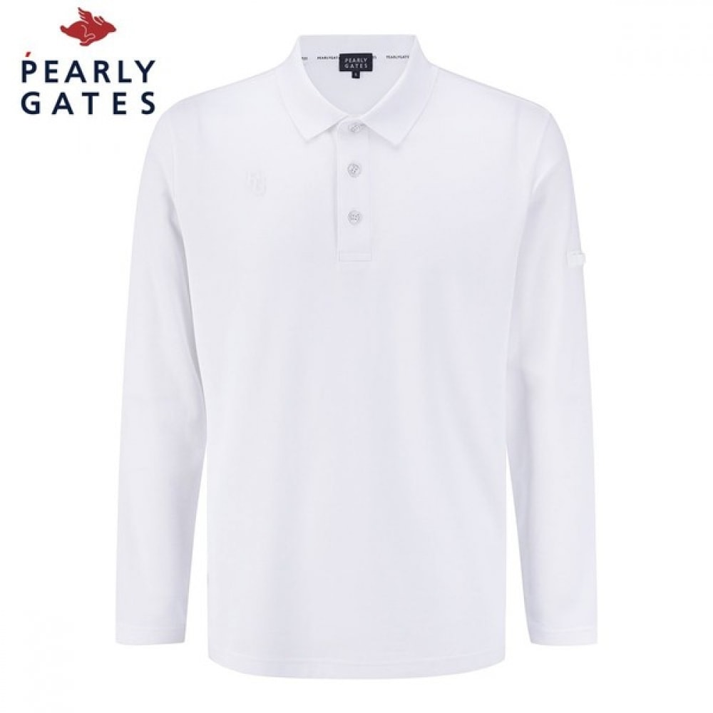 (パリゲイツ) メンズゴルフティーポケット PK カラーロングスリーブ T シャツ