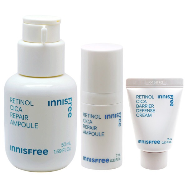 イニスフリー レチノール シカ痕跡アンプル 大容量50ml+2種贈呈