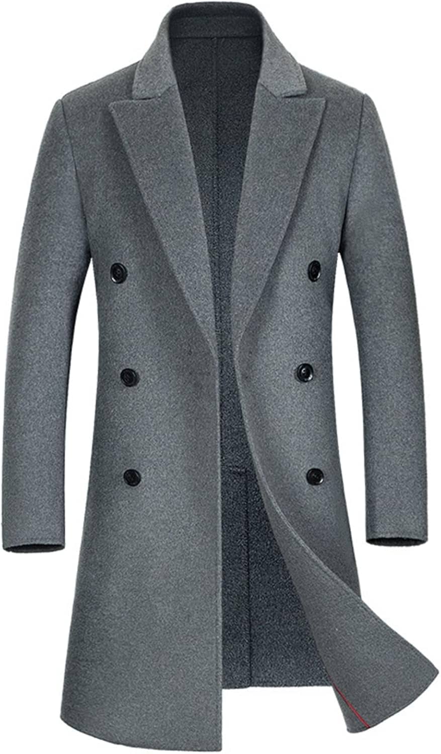 メンズ コート チェスターコート 70％ ダブルブレスト 両面 メルトンコート ロング シンプル 着心地良い 保温性 防風防寒 ジャケット 紳士 秋冬 ビジネス スリム おしゃれ 厚手 ア